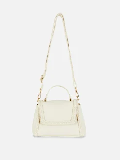 Umhängetasche Mit Flechtdetails