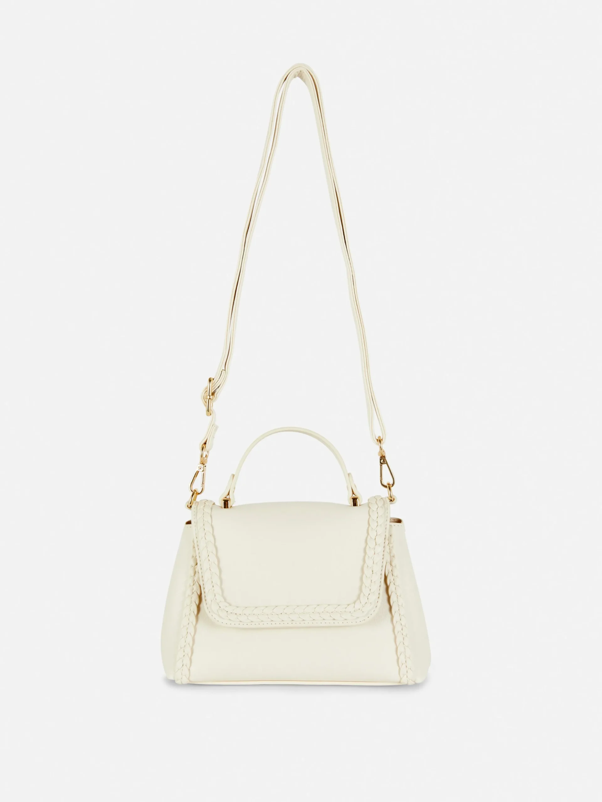 Umhängetasche Mit Flechtdetails