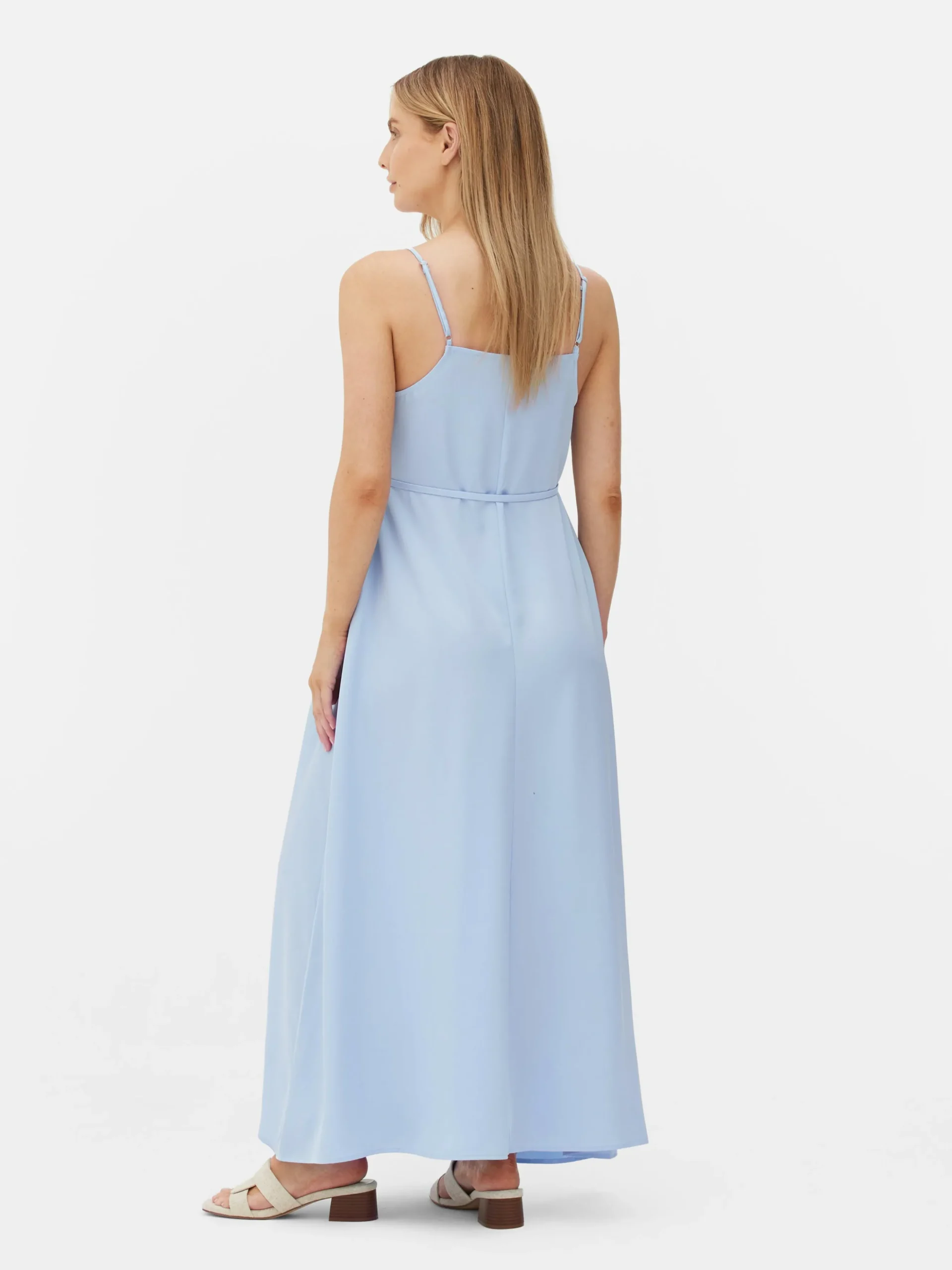 Umstands-Maxikleid Aus Satin