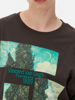 „Van Gogh Zypressen“ T-Shirt Im Oversized-Look