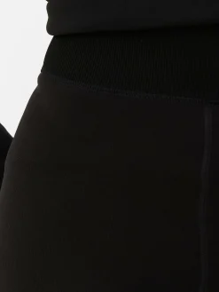 Verkürzte Samt-Leggings Mit Plüschfutter