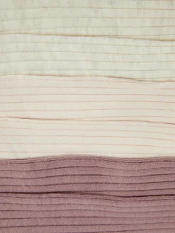 Verschiedene Gerippte Strumpfhosen, 3er-Pack