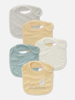 Verschiedene Lätzchen Aus Frottee, 5er-Pack