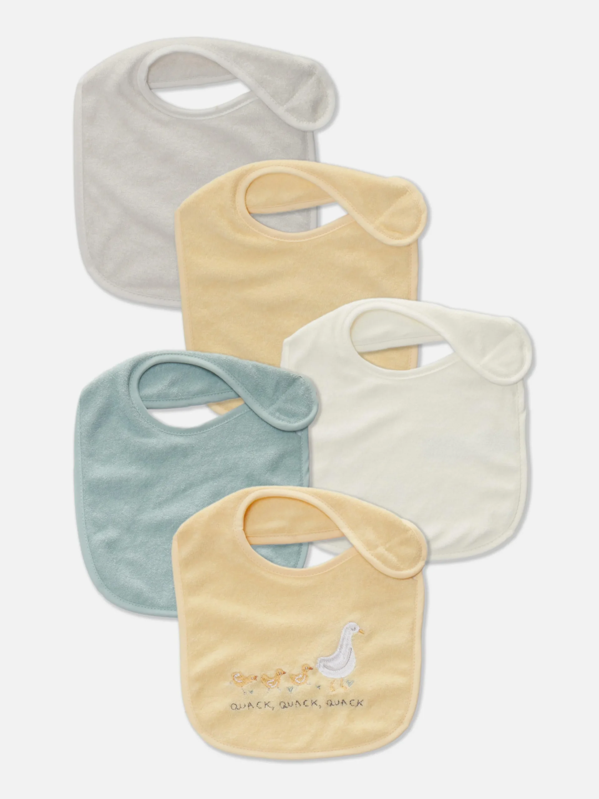 Verschiedene Lätzchen Aus Frottee, 5er-Pack