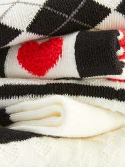 Verschiedene Sneakersocken, 5er-Pack