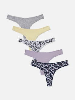 Verschiedene Tangas Für Jeden Tag, 5er-Pack