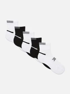 Viertellange Performance-Crew-Socken, 5er-Pack