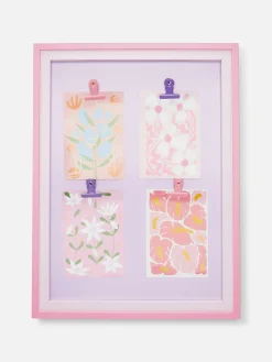 Wandkunst Mit Blumendesigns Zum Aufhängen