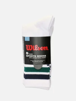 „Wilson“ Sportsocken, 5er-Pack