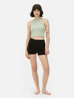 Yogashorts Mit Hohem Bund, 2er-Pack