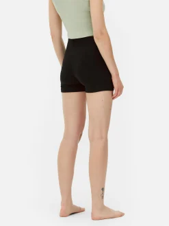 Yogashorts Mit Hohem Bund, 2er-Pack