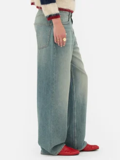 Zerrissene „Rita Ora“ Dad-Jeans