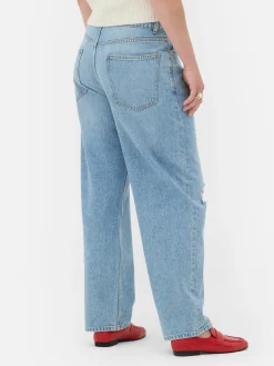 Zerrissene „Rita Ora“ Dad-Jeans