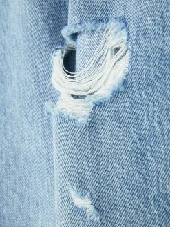 Zerrissene „Rita Ora“ Dad-Jeans