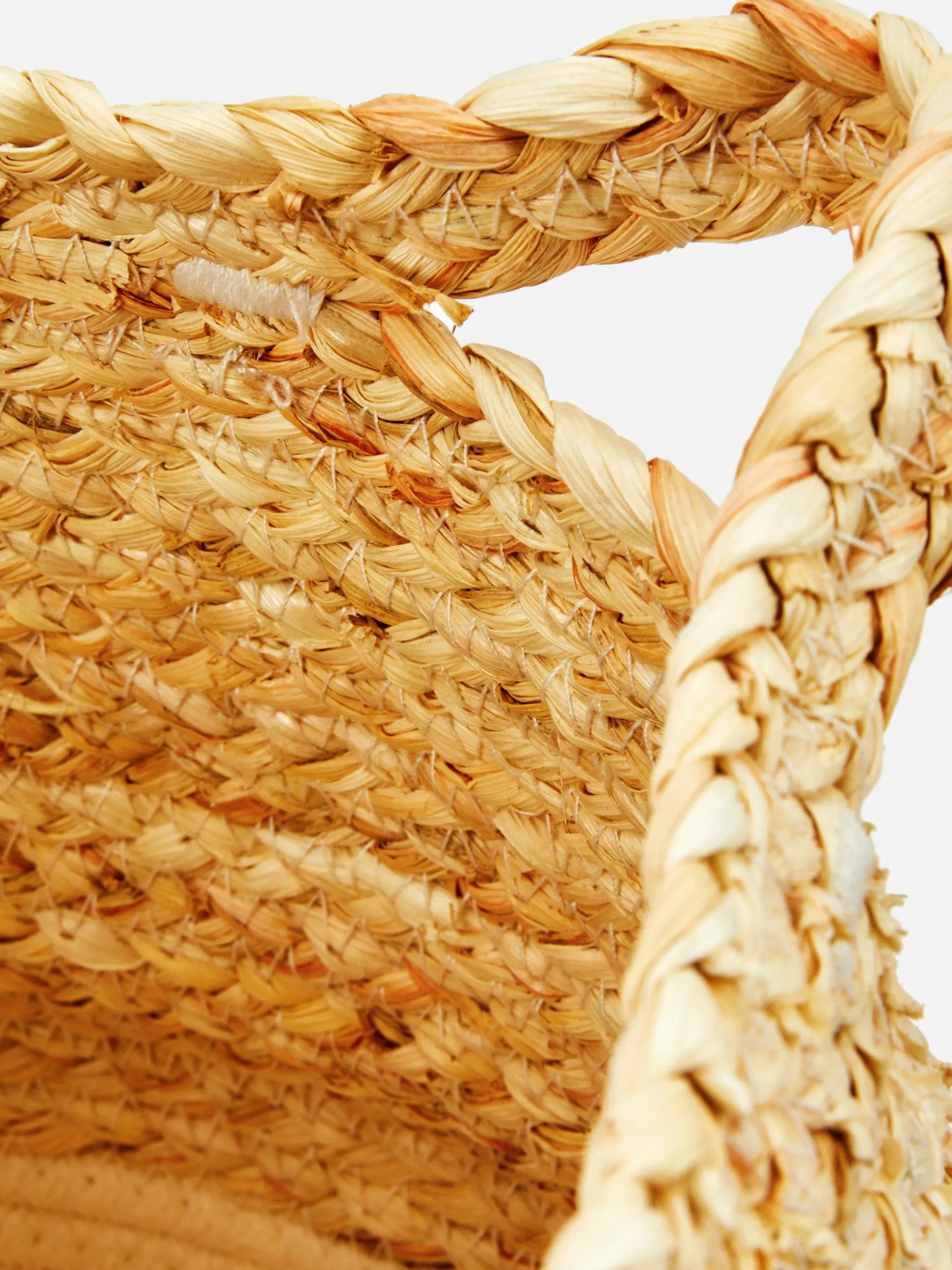 Zweifarbiger Aufbewahrungskorb Im Seildesign