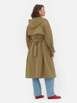 Zweireihiger „Rita Ora“ Mac Mit Kapuze