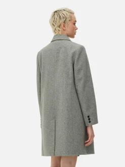 Zweireihiger Twillmantel