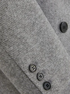 Zweireihiger Twillmantel