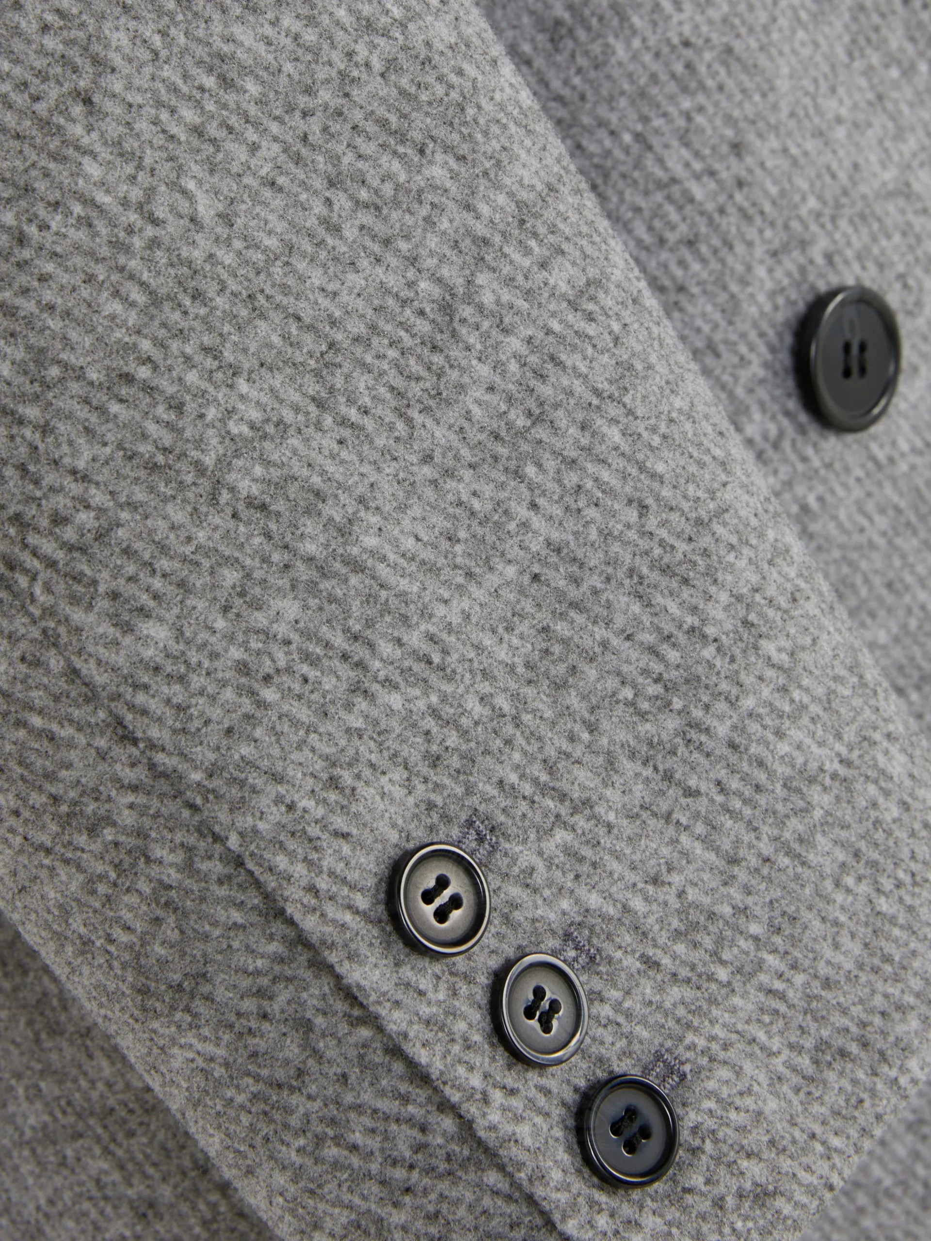 Zweireihiger Twillmantel