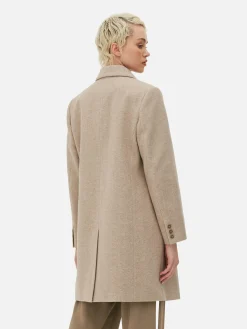 Zweireihiger Twillmantel